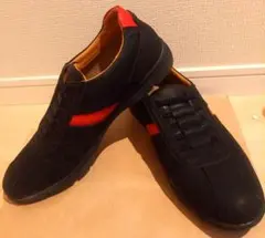 カジュアルスニーカー 黒/赤