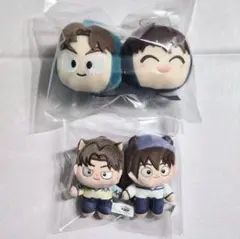 k*o様 忍たま乱太郎　土井半助　山田利吉　フェイスバッジ　ほわぬい　まとめ売り