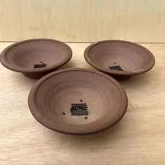 陶器製 鉢 3個セット 赤土色