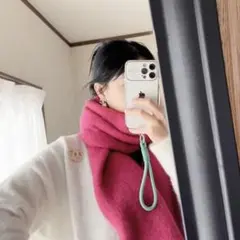 ピンクマフラー