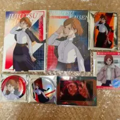 呪術廻戦 じゅじゅつ旅 クリアカード、PLAZA 缶バッジ、特典他（釘崎野薔薇）