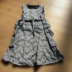BeBe キッズ 원피스 120cm ストライプ 花柄