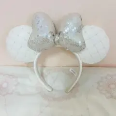 キルティングカチューシャ ミニー 白