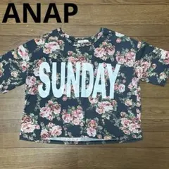 ANAP アナップ 半袖Tシャツ 花柄 美品 値下げ