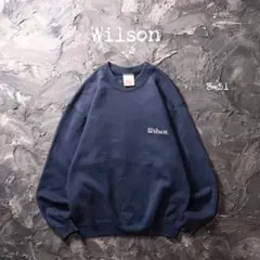 90’s Wilson トレーナー スウェット　刺繍　ワンポイント　フェード