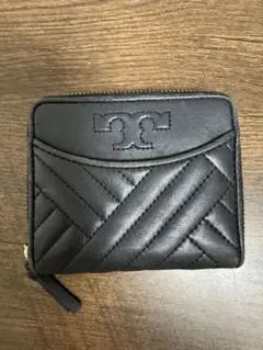 TORY BURCH 二つ折り財布 ブラック キルティングのサムネイル