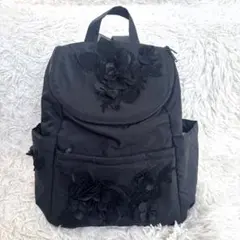 極美品】Art Maki アートマキ ローズ 薔薇 レザー リュックサック 黒 