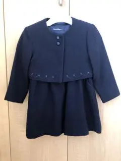 familiar ネイビー フォーマルワンピース