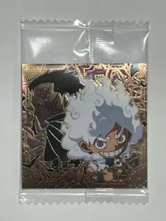 ワンピースウエハース ルフィ ニカ/ギア5 キラ 未開封