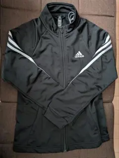 adidas ブラック ジャージ上下セット 150cm