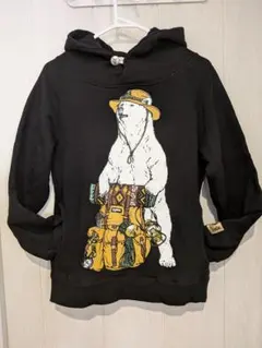 ★レア★良品★ゴースローキャラバン ★オガワ コラボ ★ クマプリントパーカー