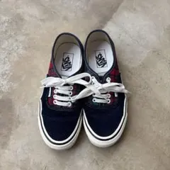 vans オーセンティック 24.5cm アナハイムファクトリー ネイビー