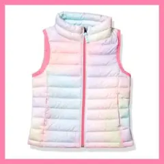 パファーベスト⭐️ライトウエイト パッカブル 幼児 ガールズ キッズ ベスト