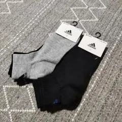 新品　adidas　メンズソックス 靴下 紳士　24〜26cm　6足　アディダス