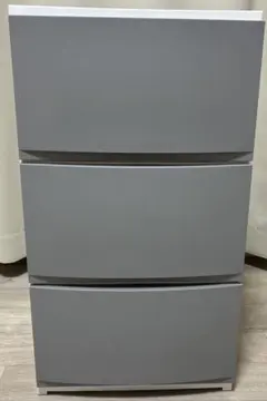 ニトリ 3段チェスト 食器棚 カウンター FOW 80LC WH ローチェスト
