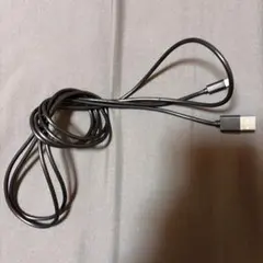 USB-A to Lightning 充電ケーブル ブラック