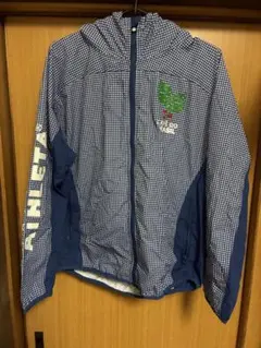 ATHLETA アスレタ ウインドブレーカー フード付 長袖 Mサイズ 薄手