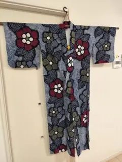 有松鳴海絞り浴衣　有松絞り浴衣　絞り　浴衣　花柄