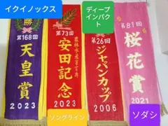 優勝レイタオルまとめ イクイノックス ソングライン ディープインパクト ソダシ