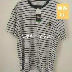Disney ミッキーマウス ストライプTシャツ LLのサムネイル