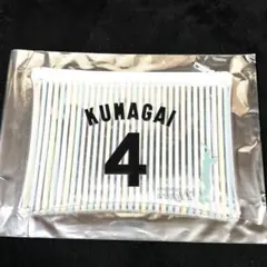 阪神タイガース 熊谷敬宥選手 シークレット クリアフラットポーチ