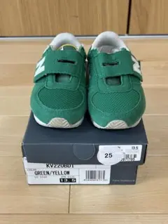 New Balance KV220BD1 13.5 グリーン/イエロー