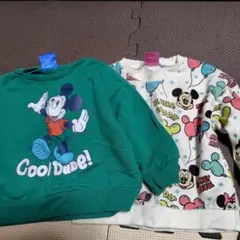 ミッキーマウス トレーナー2点セット