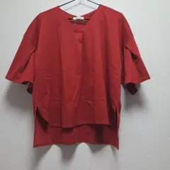 chocol raffine レッド 半袖トップス サイズFのサムネイル