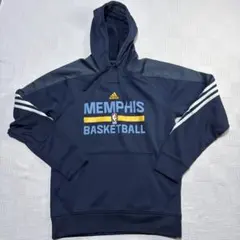 adidas アディダスMEMPHIS BASKETBALL パーカー紺Mサイズ