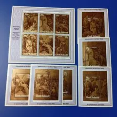 9131 外国切手 クック諸島 1980年 イースター 復活祭 小型シート