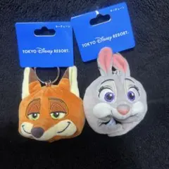 ズートピア　ジュディ　ニック　ファンキャップキーチェーン