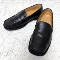 TOD'S トッズ レザー ローファー ドライビングシューズ 23.5cm 黒のサムネイル