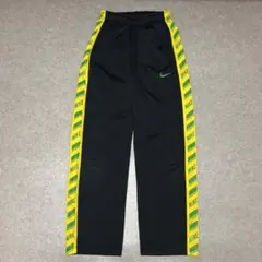希少カラー NIKE ナイキ トラックパンツ ブラック イエロー グリーン S