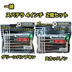 スパテラ 4インチ ヘビーソルト 2個セット グリーンパンプキン スカッパノンのサムネイル
