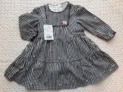 familiar ギンガムチェック ワンピース 90