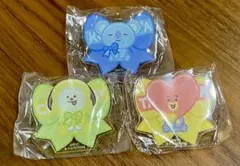 BT21 アクリルバッジ 3個セット