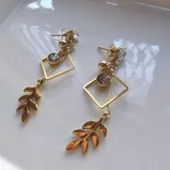 No.72【一点物】ハンドメイドピアス