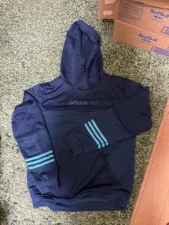 adidas neo ネイビー セットアップ