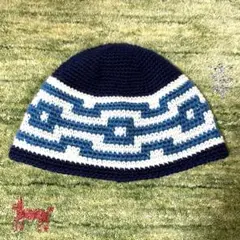 クラッシャーハット　クロシェハット　ハンドメイド