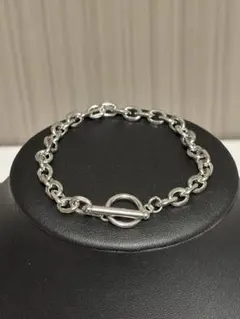 シルバーリンクチェーンブレスレット ステンレス メンズ レディース