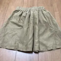 キッズベージュキュロット　XXLサイズ　グローバルワーク