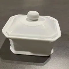 ポーセラーツ 白磁 陶器製 ティッシュボックス 2個セット ホワイト
