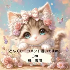 どんぐり　コメント遅いですm(_ _)m 様　專用