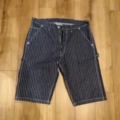 サムライジーンズ　ヒッコリー　ショートパンツ　34インチ サムライジーンズ ヒッコリー ショートパンツ 34インチ - メルカリ