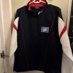 アシックス ネイビー ジャージ Lサイズ HYOGO刺繍