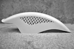 ゼファー４００　専用　カラー　付　メッシュフェンダー【ホワイト】/汎用 新品