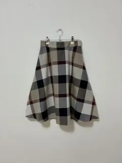 Burberry Blue Label チェック柄 フレアスカートのサムネイル