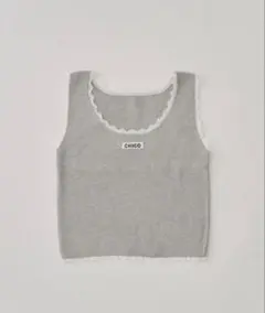 CHICO グレー レース付きタンクトップのサムネイル