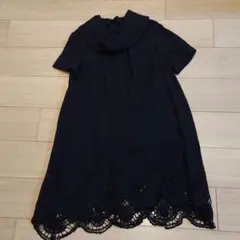 あーみ様【美品】TABASA重ね着も出来るレースが綺麗な花柄レースチュニック