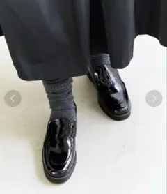 LE TALON 厚底スタッズピースローファー　24cm【値下げ中】